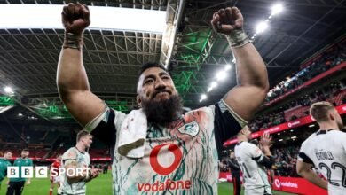 Six Nations: Bundee Aki digs Ireland out of hole as Simon Easterby’s side claim Triple Crown against Wales in Principality Stadium