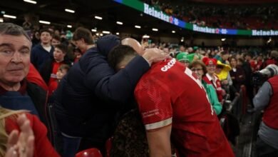 The best pictures as brave Wales players' proud families make feelings clear