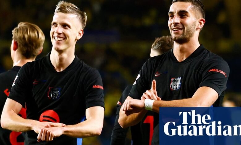 European football: Barcelona march on at top of La Liga as Inter scrape by Genoa | European club football