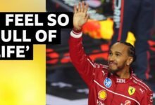 Hamilton makes first global appearance as a Ferrari driver