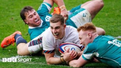 England A 28-12 Ireland A: Jack van Poortvliet scores stunning solo try in win