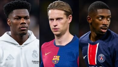 Man Utd eye Tchouameni after failed De Jong bid; Liverpool want €100m Dembele