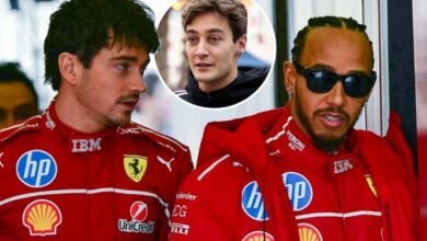 George Russell predicts how Lewis Hamilton will fare against Charles Leclerc at Ferrari