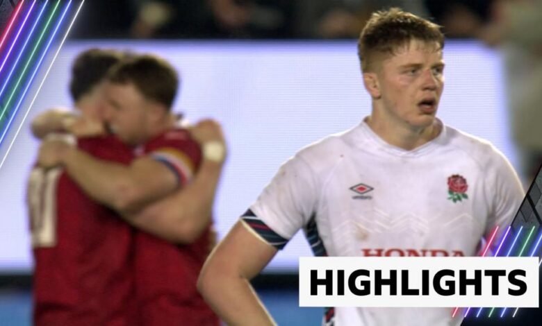 Wales dash England U20s Grand Slam dream