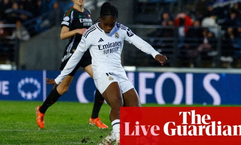 Real Madrid v Arsenal: Women’s Champions League quarter-final, first leg – live | Women’s Champions League