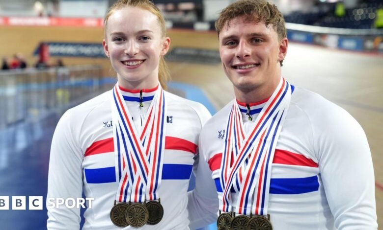 Lauren Bell and Matthew Richardson complete sprint hat-trick at British Championships