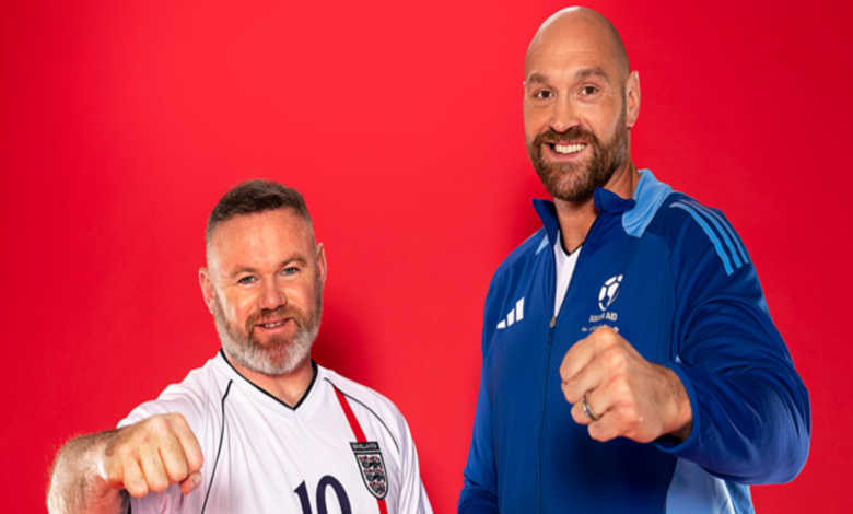 Soccer Aid 2025: Tyson Fury and Wayne Rooney to co-manage England at Old Trafford