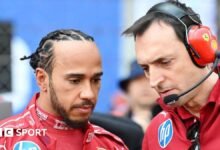 Chinese Grand Prix: Ferrari’s Lewis Hamilton and Charles Leclerc, plus Alpine’s Pierre Gasly, disqualified