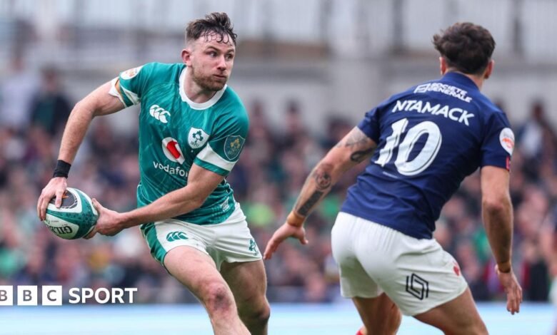 Six Nations: ‘Likelihood isn’t great’ for Irish title says Hugo Keenan before Italian finale