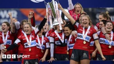 Premiership Women’s Rugby final: Gloucester Hartpury 34-19 Saracens