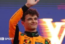 Australian Grand Prix result: Lando Norris wins from Max Verstappen after chaotic wet race